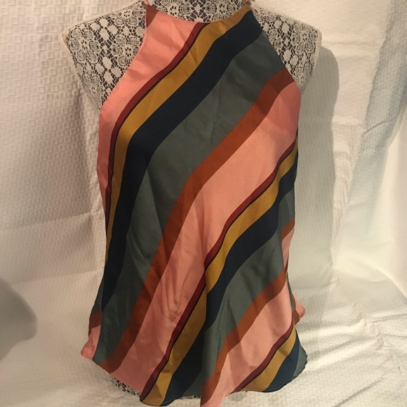 Mustered Seed colorful sleeveless blouse size M - Picture 1 of 4